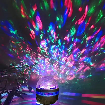 Projecteur Galaxie Rotatif USB avec Télécommande et Lumières Multicolores