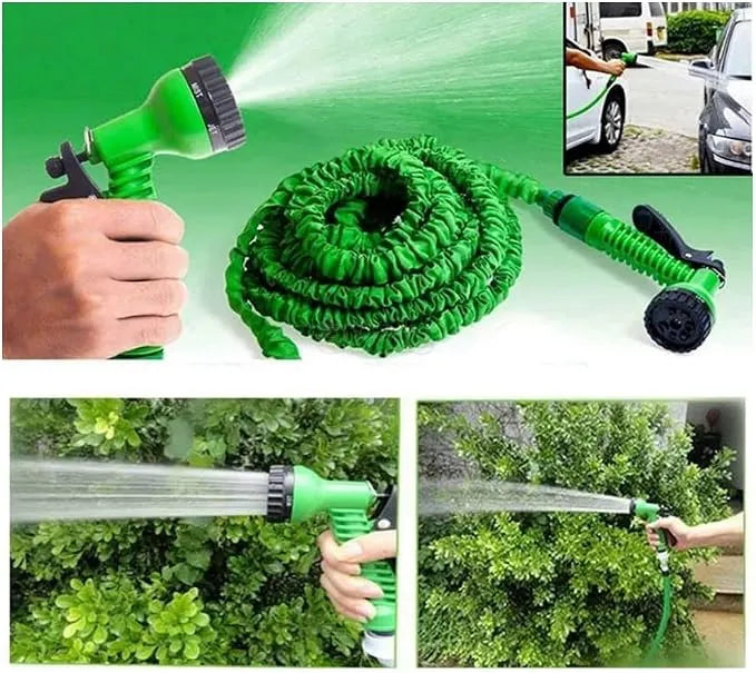 Tuyau d'Arrosage Extensible avec Pistolet de Pulvérisation 7 Modes (30metre)