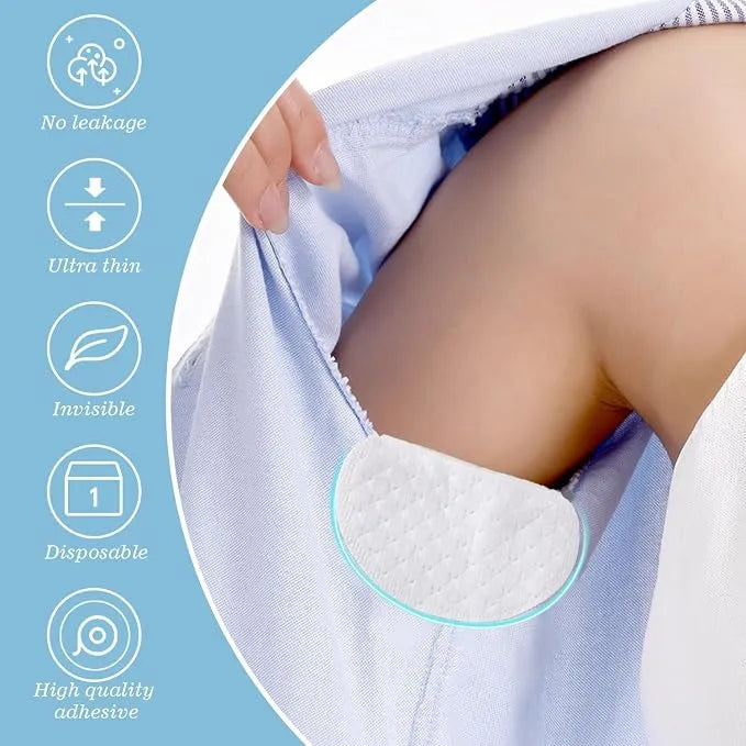 (10pc) Protections Invisibles Contre la Transpiration – Pour Hommes et Femmes