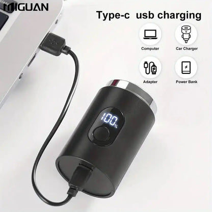 Rasoir Électrique Portable Étanche avec Écran LED Intelligent