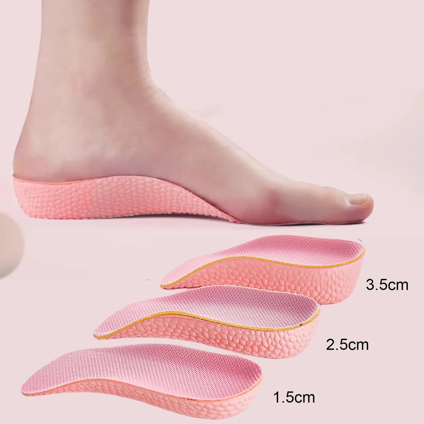 (2pc) Semelles Réhausseuses Ergonomiques pour Homme et Femme